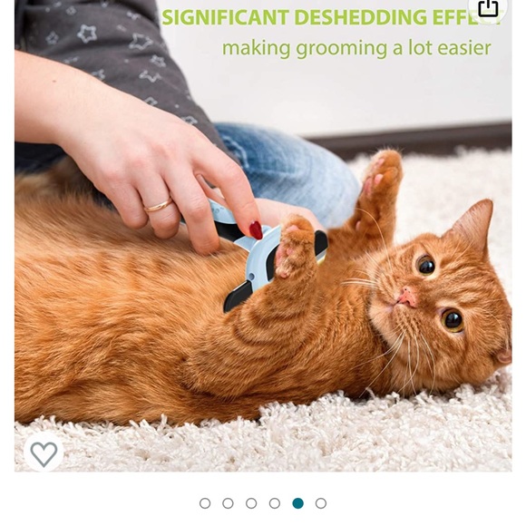 Pet Grooming Brush, Deshedding Tool for Dogs& Cats,Reduces Shedding by up to 95% - Picture 4 of 5